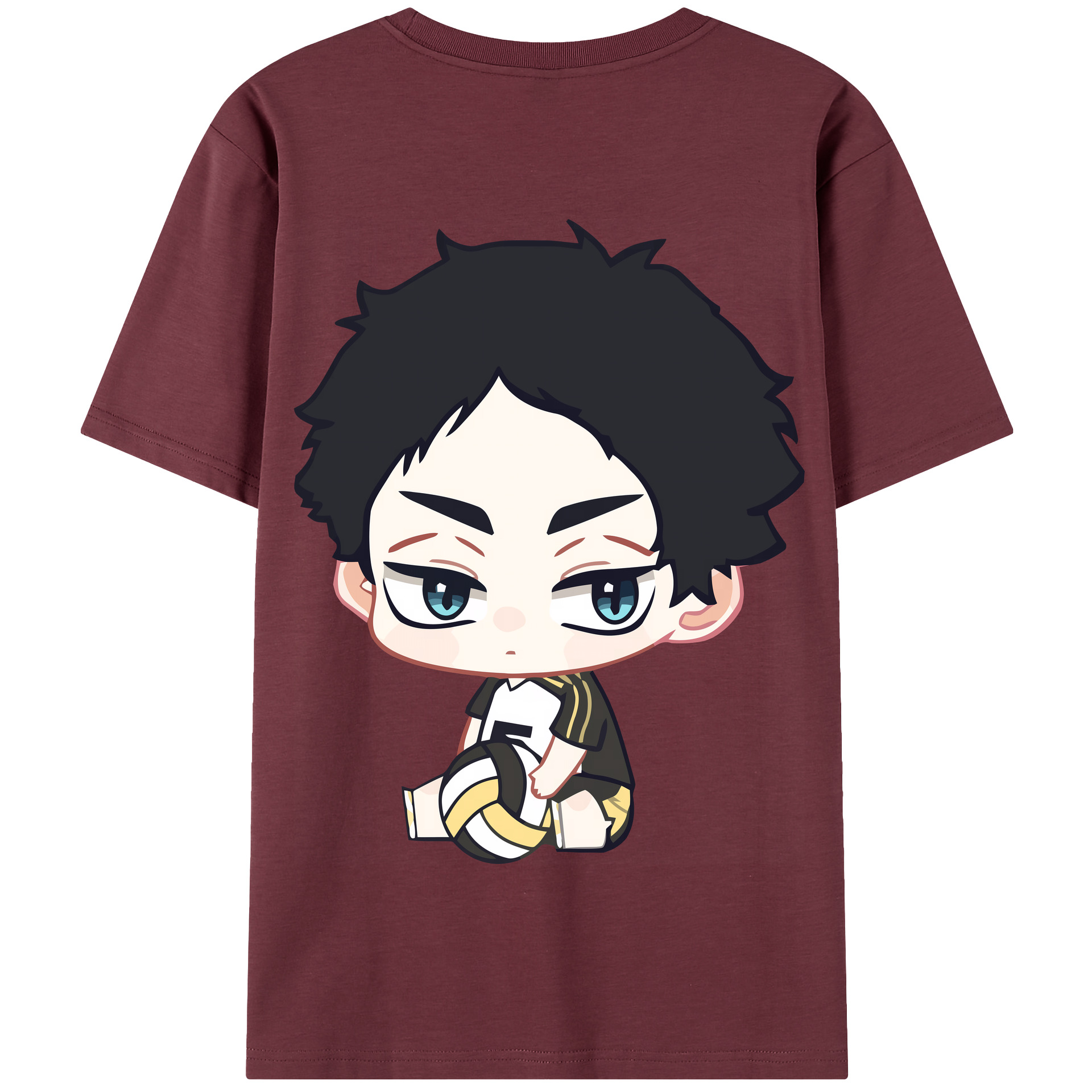 （画像用） ハイキュー!! Haikyu!! 綿100％半袖Tシャツ（背面プリント）